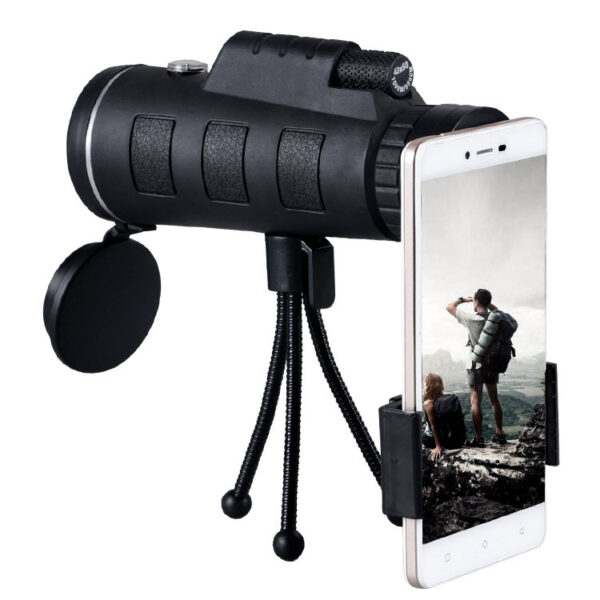 11972463934611.jpg Monocular Telescop with Compass, Phone Clip, Tripod, Compatible with Apple