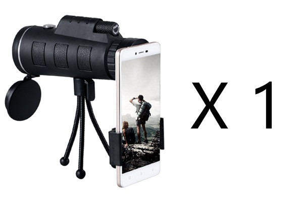 3336854958188.jpg Monocular Telescop with Compass, Phone Clip, Tripod, Compatible with Apple