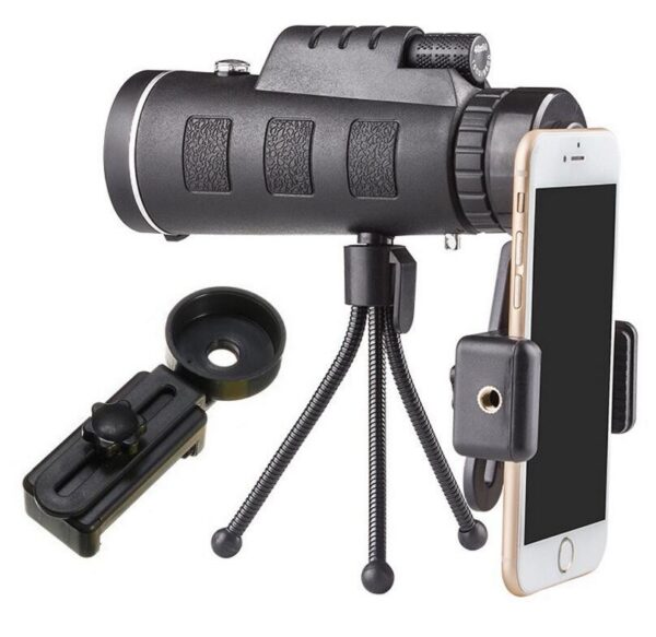 495836787285.jpg Monocular Telescop with Compass, Phone Clip, Tripod, Compatible with Apple