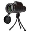 Monocular Telescop with Compass, Phone Clip, Tripod, Compatible with Apple