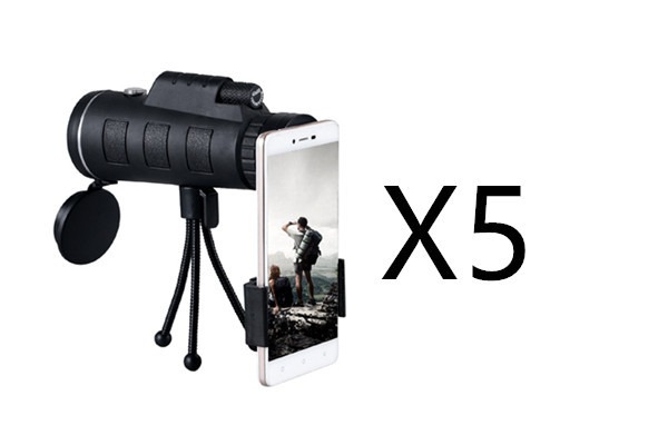 620785759538.jpg Monocular Telescop with Compass, Phone Clip, Tripod, Compatible with Apple
