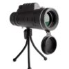 Monocular Telescop with Compass, Phone Clip, Tripod, Compatible with Apple
