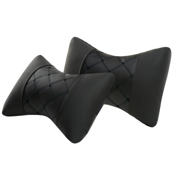 098b61d8-5a5e-487f-8045-29a1af0856be.jpg Leather Quilted Car Headrest To Protect Cervical Neck Neck Pillow