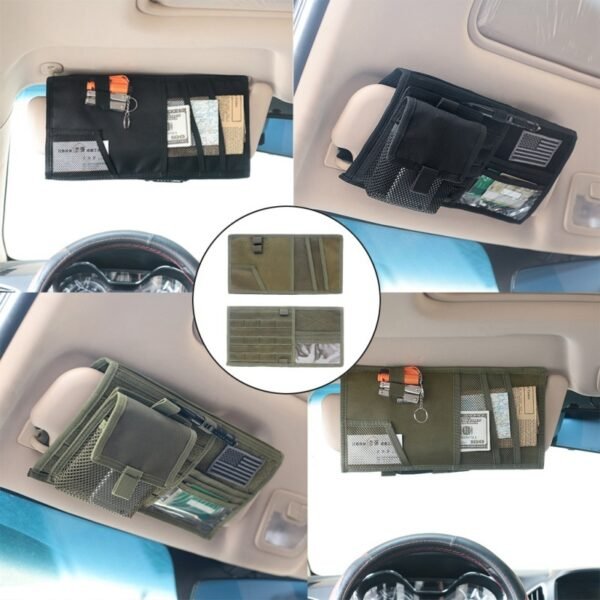 1859929219341.jpg Vehicle Visor Panel Truck Car Sun Visor Organizer CD Bag Holder Car Styling Hunting Accessories