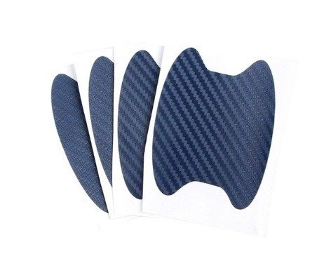 349332267089.jpg 4pcs Set Of Door Stickers Carbon Fiber Scratch-resistant Car Handle Stickers