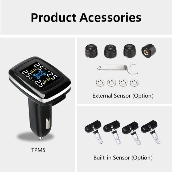 3620162732265.jpg Tire Pressure Monitoring System Sensors Cigarette Lighter USB port Auto Security Alarm Systems Tire Pressure