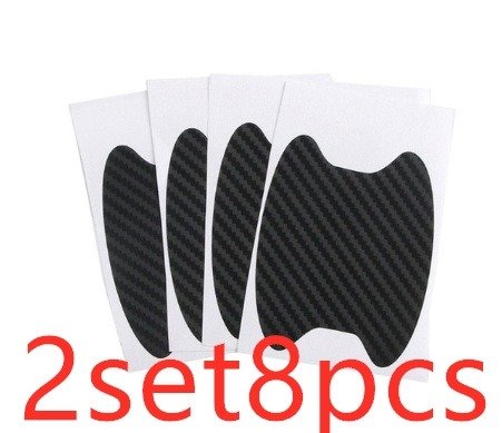 4807865480381.jpg 4pcs Set Of Door Stickers Carbon Fiber Scratch-resistant Car Handle Stickers