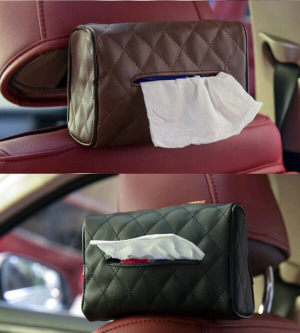 5206794509452.jpg Sun visor chair back-mounted car interior tissue box creative car supplies paper towel set tray cute