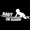 617530403734.jpg Baby on board car stickers cute baby warning car stickers