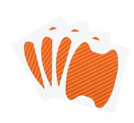 798399801942.jpg 4pcs Set Of Door Stickers Carbon Fiber Scratch-resistant Car Handle Stickers