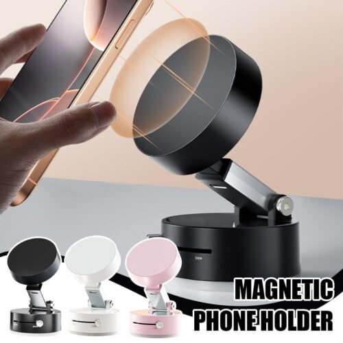 813af16b-a3fa-44a1-9dd6-32cce356a9ed.jpg Foldable Magnetic Vacuum Car Phone Holder Foldable Suction Cup With Suction Cup Hands-Free Navigation For Smart Phone