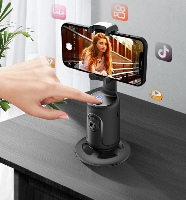 8da13727-f805-4133-bd5e-58bba63065d4.jpg 360 Auto Face Tracking Gimbal AI Smart Gimbal Face Tracking Auto Phone Holder For Smartphone Video Vlog Live Stabilizer Tripod