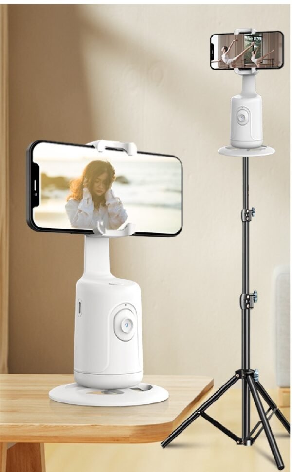 d1532059-5716-40f4-bb99-3c7ea69a3436.jpg 360 Auto Face Tracking Gimbal AI Smart Gimbal Face Tracking Auto Phone Holder For Smartphone Video Vlog Live Stabilizer Tripod
